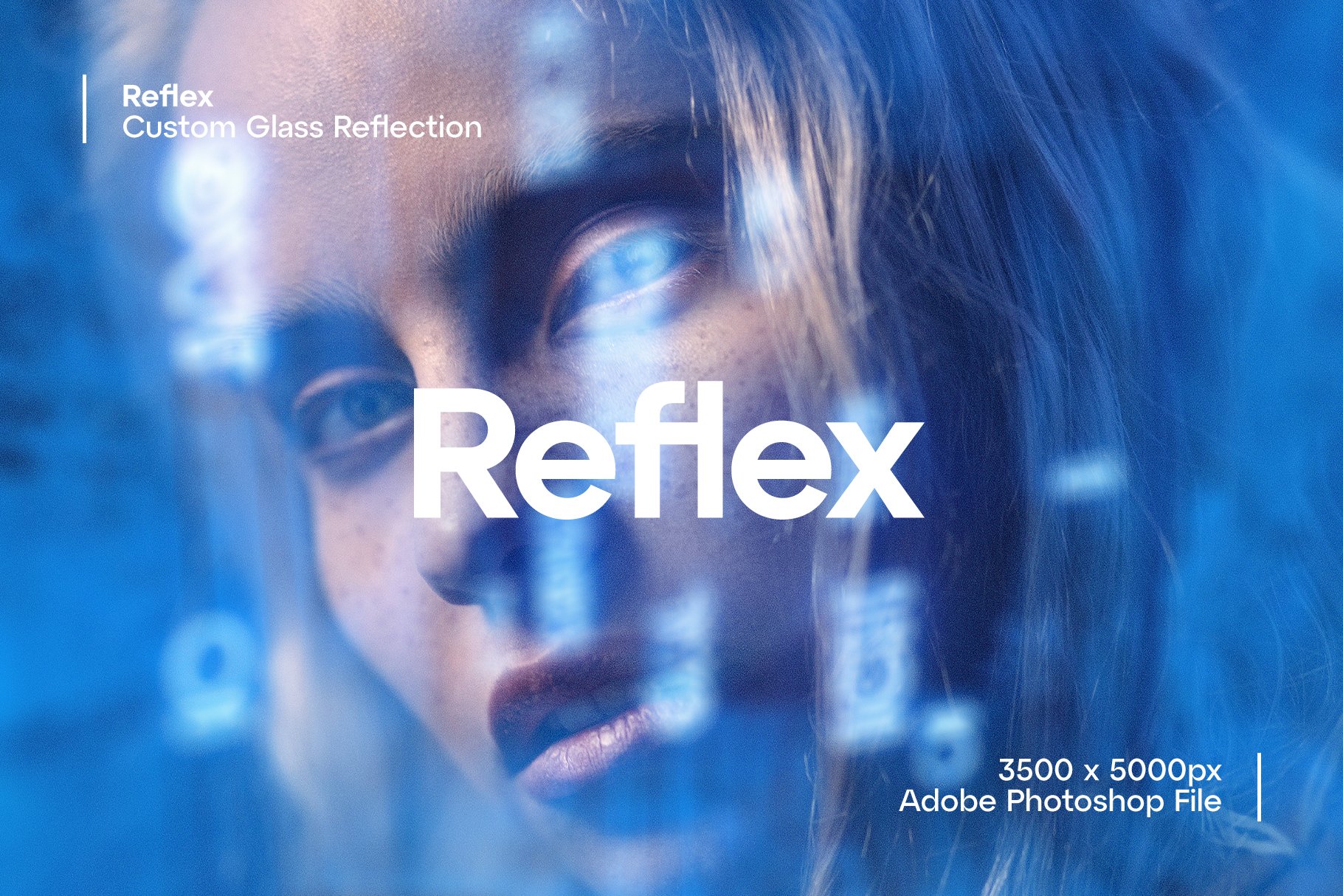 潮流模糊镜面玻璃反射效果图层叠加PS设计素材 Reflex – Custom Glass Reflection by Studio 2am特色图 潮流模糊镜面玻璃反射效果图层叠加PS设计素材 Reflex – Custom Glass Reflection by Studio 2am