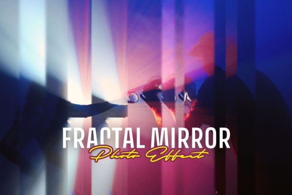 潮流分形镜照片效果图片处理特效PS样机模板素材 Fractal Mirror Photo Effect