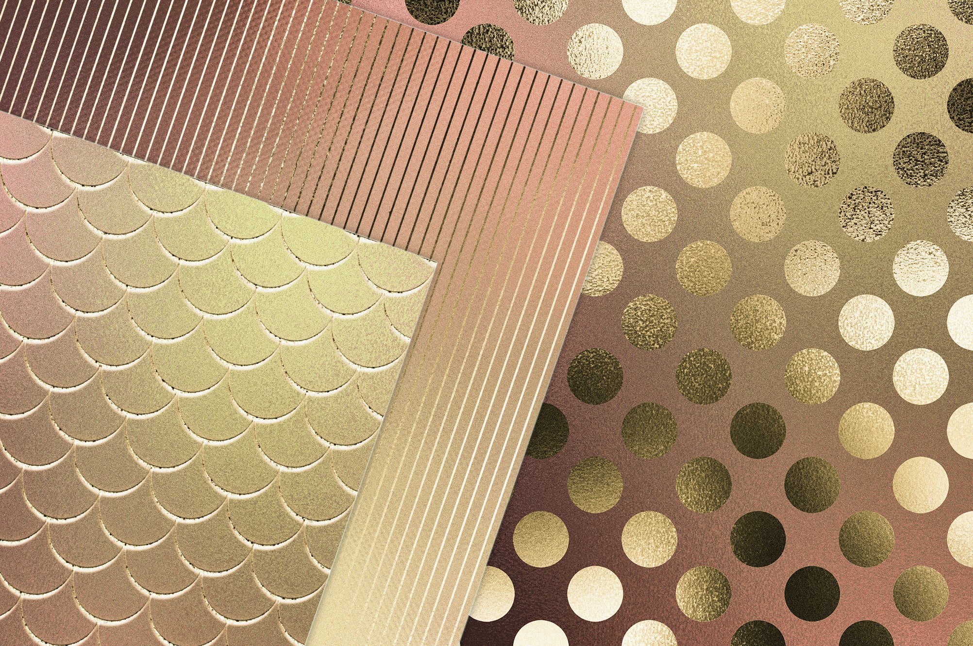 20款高清玫瑰金箔纸纹理海报设计背景图片设计素材iridescentgoldrose