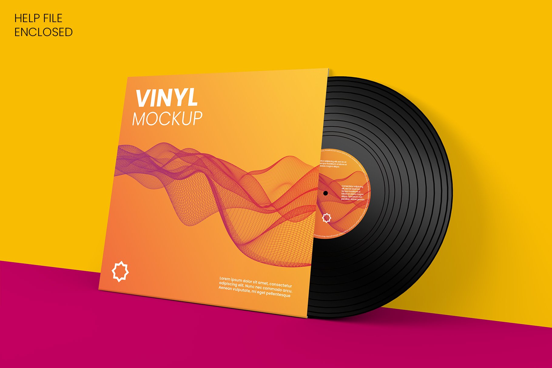 13个黑胶唱片封套封面设计样机psd模板 vinyl record mockup v