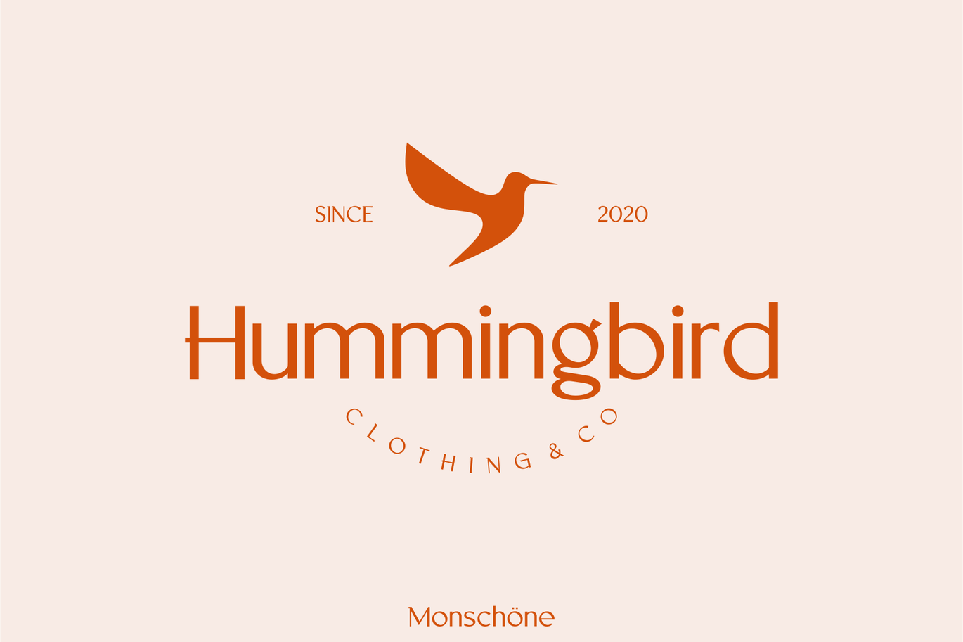 极简奢华杂志标题logo设计无衬线英文字体素材monschonefont