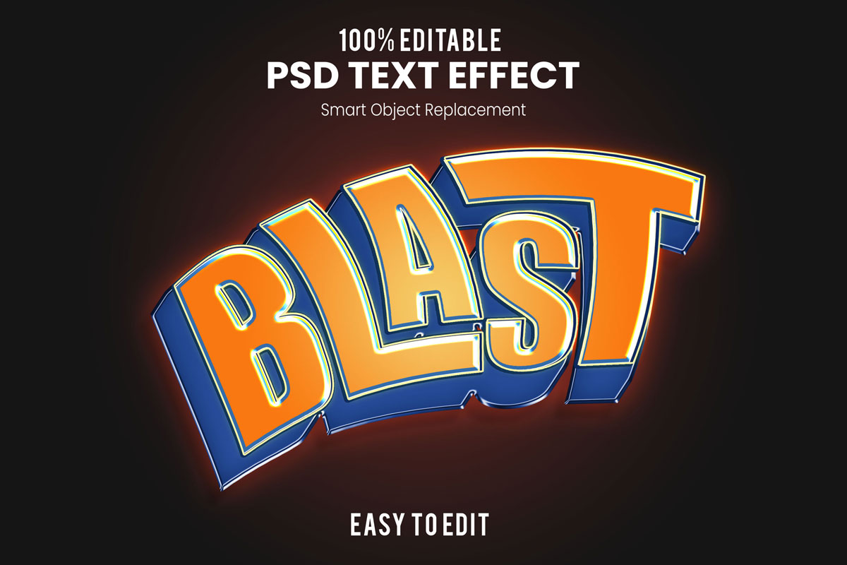 80款炫彩3D立体海报标题Logo特效字体设计PS样机素材 30 Text Effect Bundle插图7