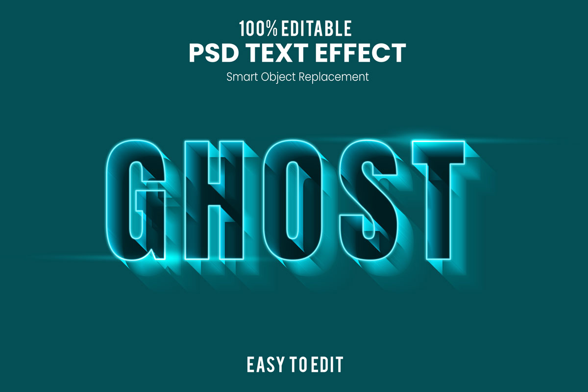 80款炫彩3D立体海报标题Logo特效字体设计PS样机素材 30 Text Effect Bundle插图25