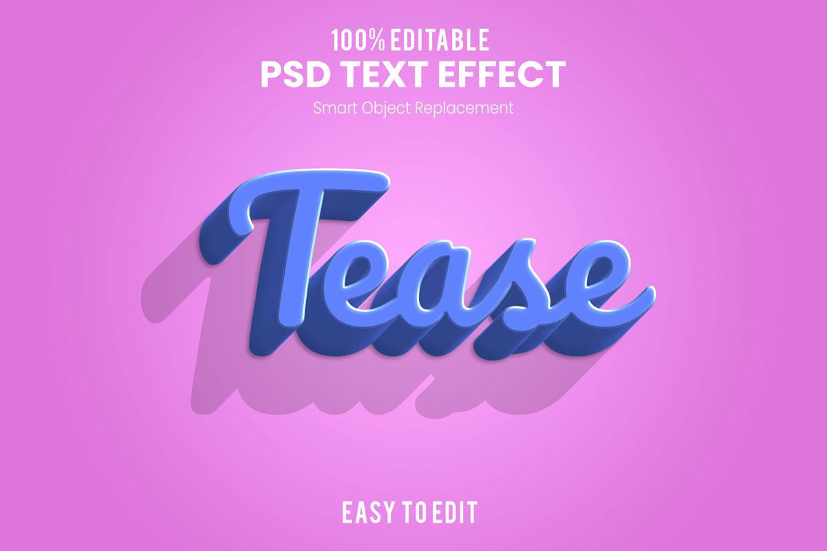 80款炫彩3D立体海报标题Logo特效字体设计PS样机素材 30 Text Effect Bundle插图75