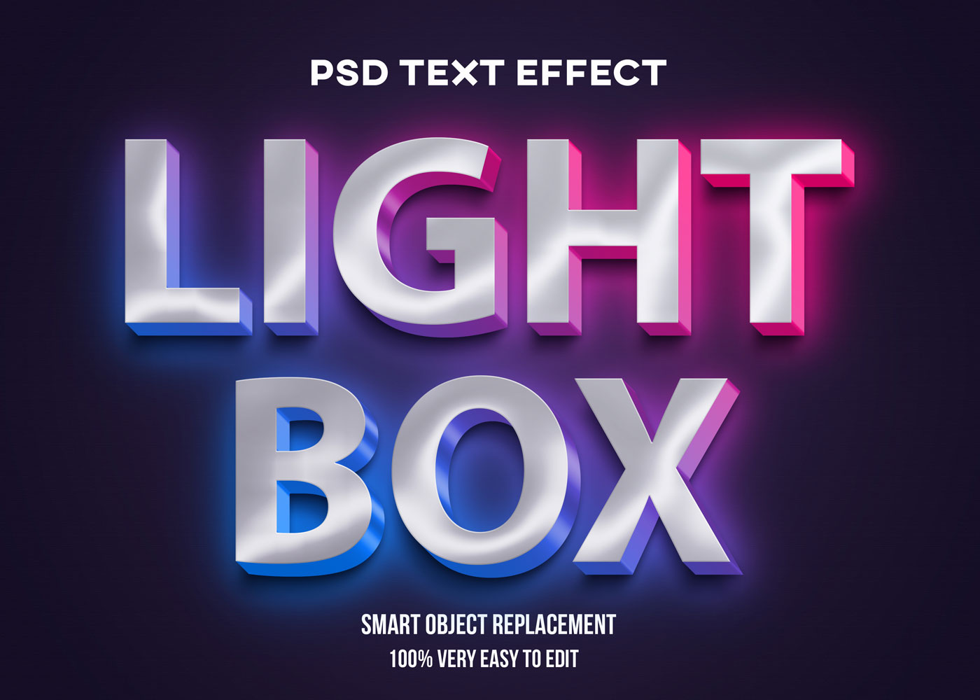 80款炫彩3D立体海报标题Logo特效字体设计PS样机素材 30 Text Effect Bundle插图41
