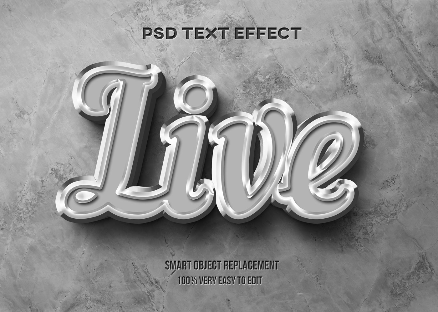 80款炫彩3D立体海报标题Logo特效字体设计PS样机素材 30 Text Effect Bundle插图42