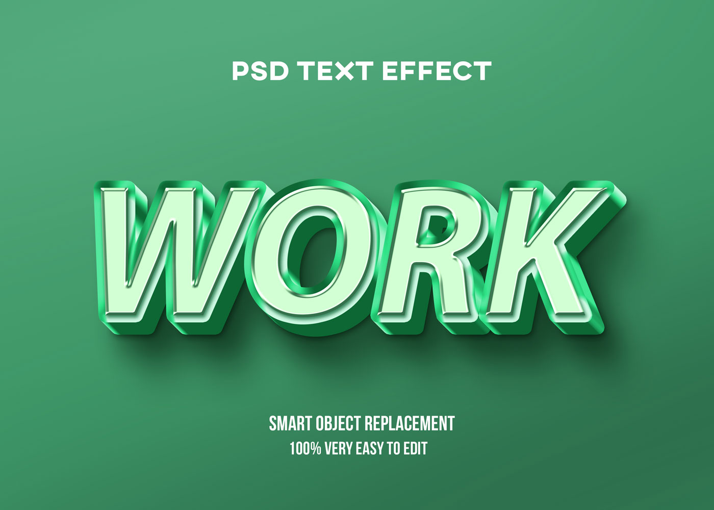 80款炫彩3D立体海报标题Logo特效字体设计PS样机素材 30 Text Effect Bundle插图77