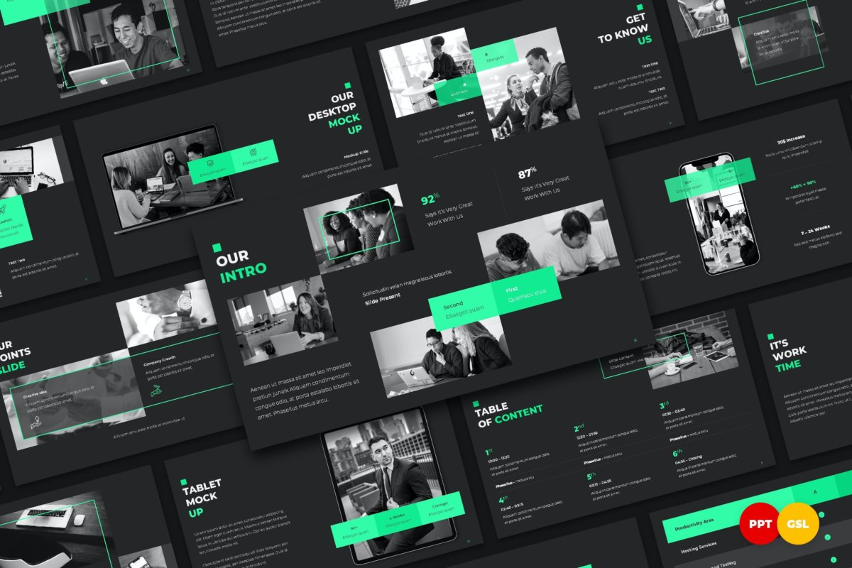 潮流业务介绍作品集演示文稿设计模板 NEO – Business Presentation插图