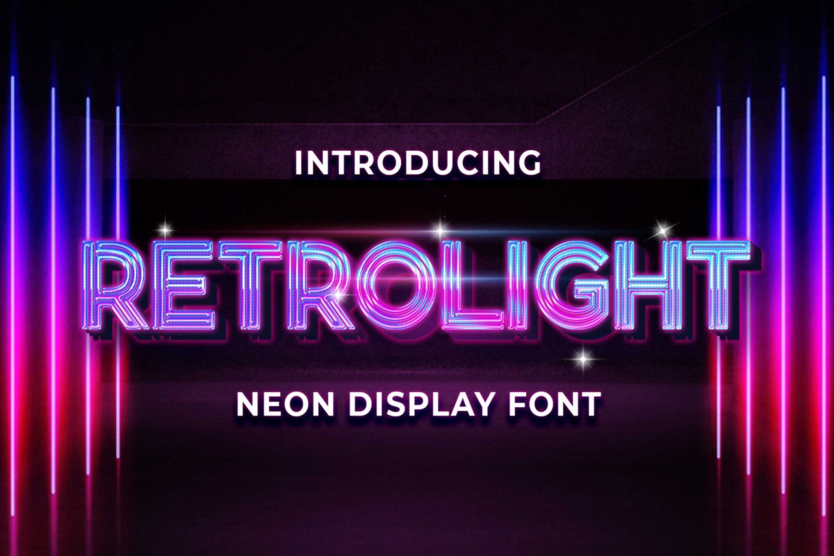 retrolight - retro neon display - 早道大咖