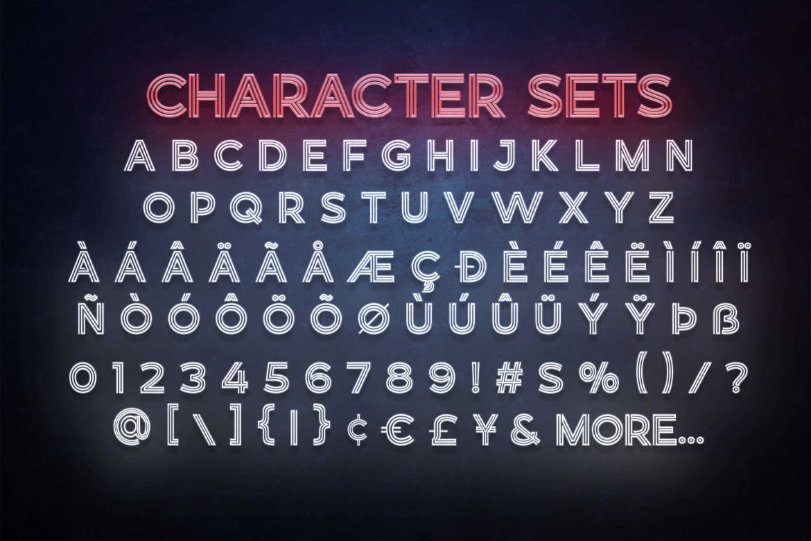 retrolight - retro neon display - 早道大咖