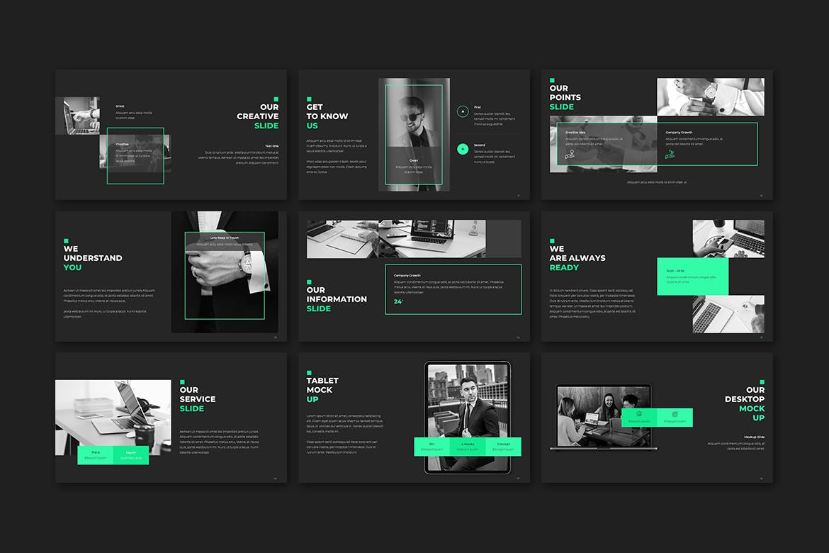 潮流业务介绍作品集演示文稿设计模板 NEO – Business Presentation插图1
