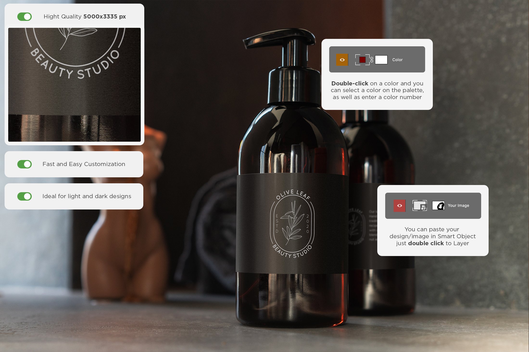 20款化妆品洗发水沐浴露包装设计展示Ps贴图样机素材 Cosmetic Bottles Mockup Set插图1 20款化妆品洗发水沐浴露包装设计展示Ps贴图样机素材 Cosmetic Bottles Mockup Set插图1