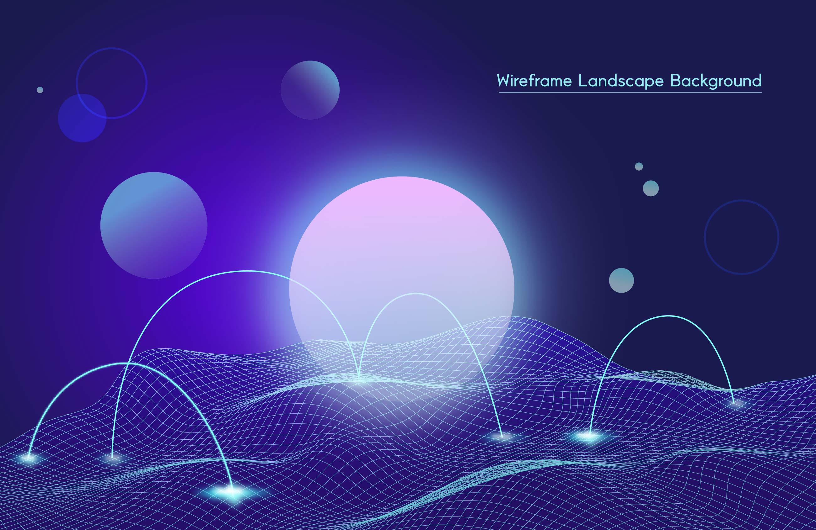 9款未来科幻网络科技互联网大数据背景ai矢量素材bigdatavectorback