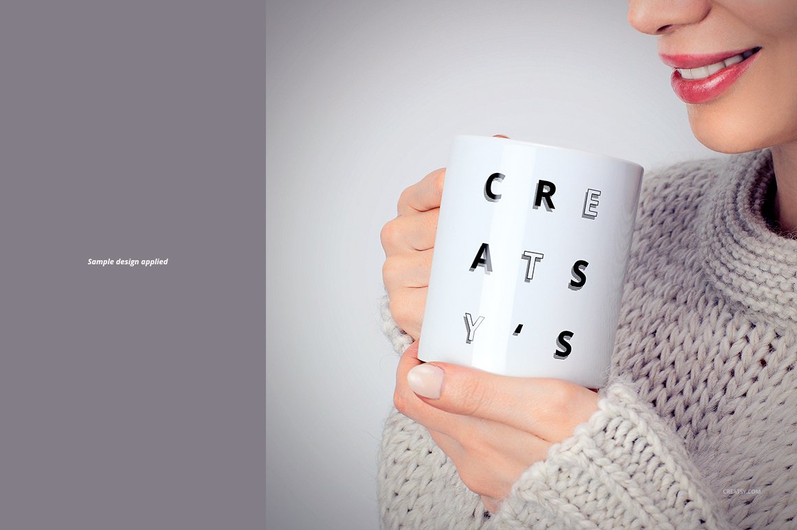 白色咖啡马克陶瓷杯样机模板合集 11oz & 15 oz White Mug Mockup Set插图14