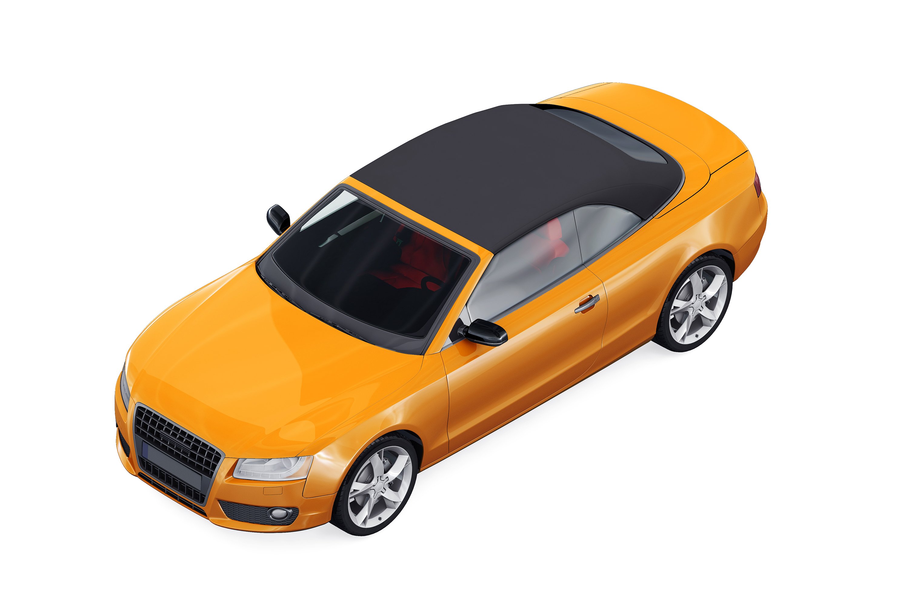 17个敞篷跑车汽车外观设计psd模型素材 convertible car 2010 mockup