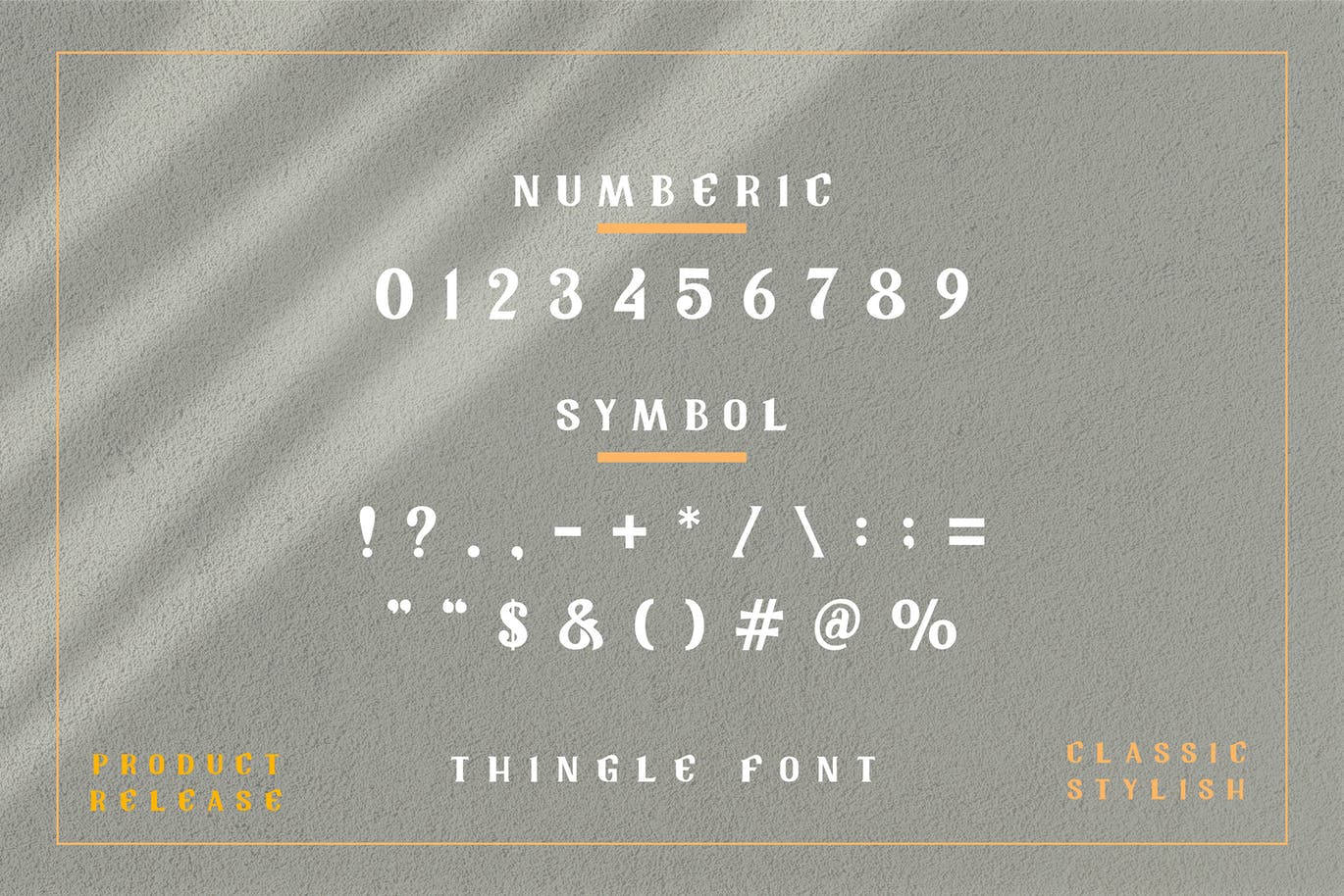 复古经典品牌徽标Logo海报标题设计衬线英文字体 Tingle Modern Classy Font插图9