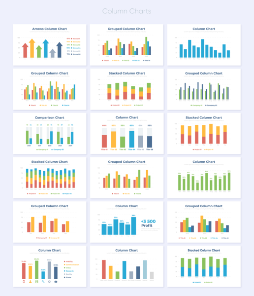 1200多个幻灯片信息图表设计AE动画模板 Videohive – Infopix – Infographics Pack