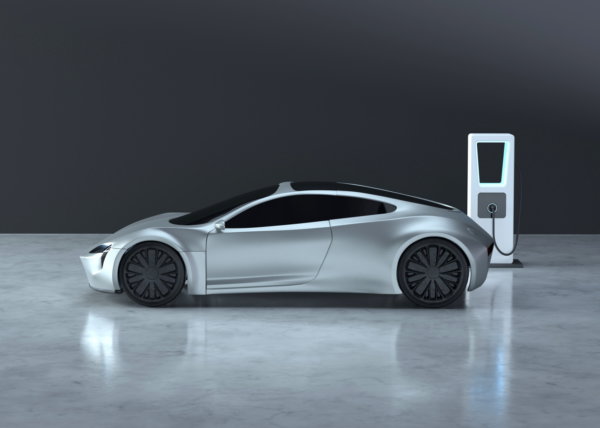 5款新能源汽车充电桩PNG免扣图片设计素材 Charging Pile Background Image