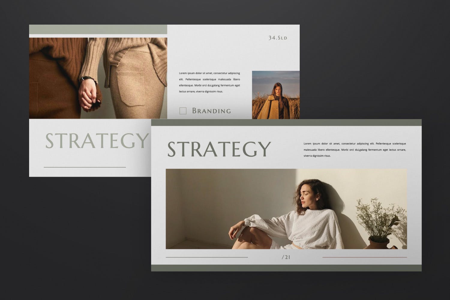 现代时尚品牌营销策划图文排版设计演讲Keynote+ppt模板 T Lady Brand Keynote+ppt Presentation Template插图4
