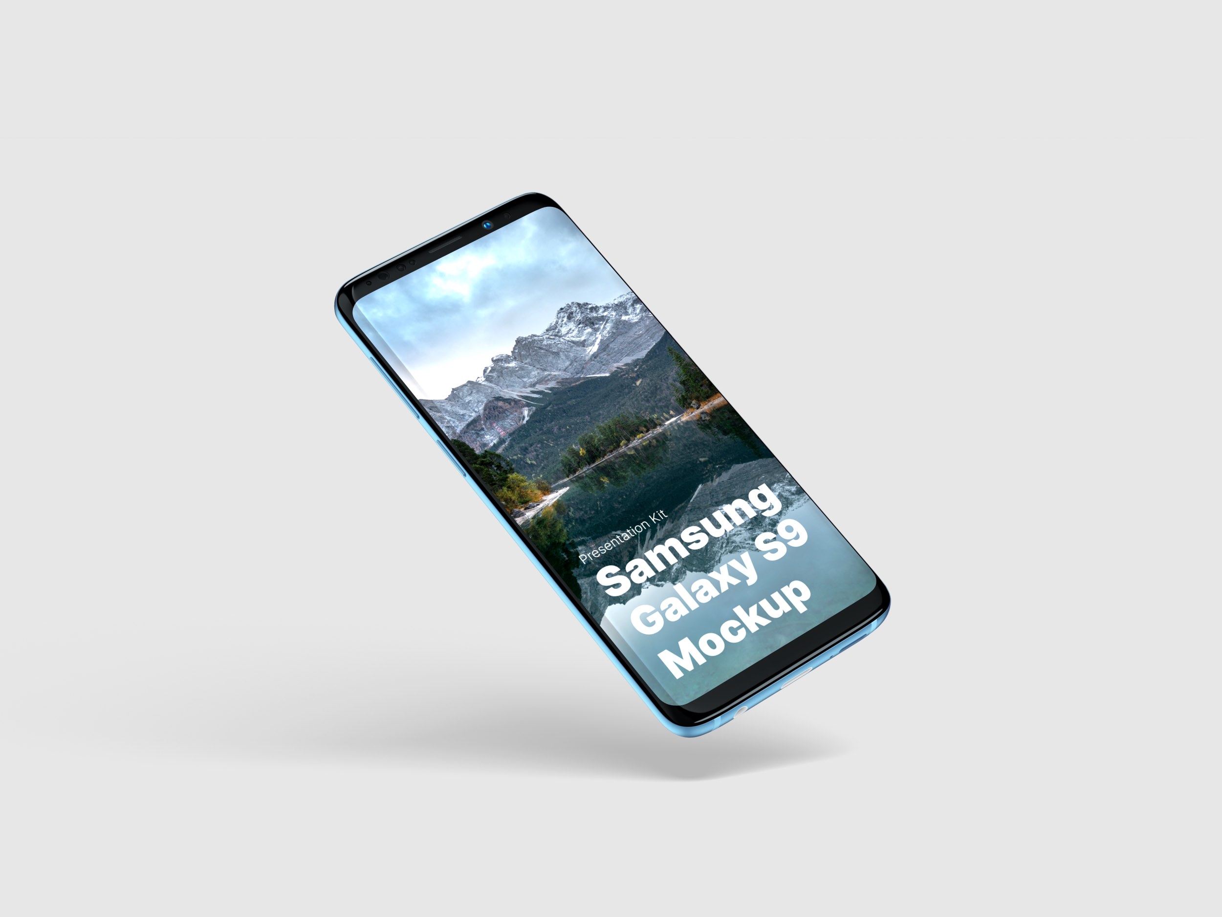 高质量三星galaxy s9手机屏幕演示样机素材 samsung galaxy s9