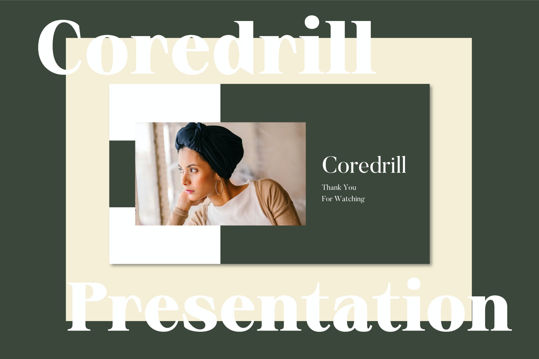 极简主义作品集演示文稿设计Keynote模板 Coredrill Creative & Minimal Keynote插图7
