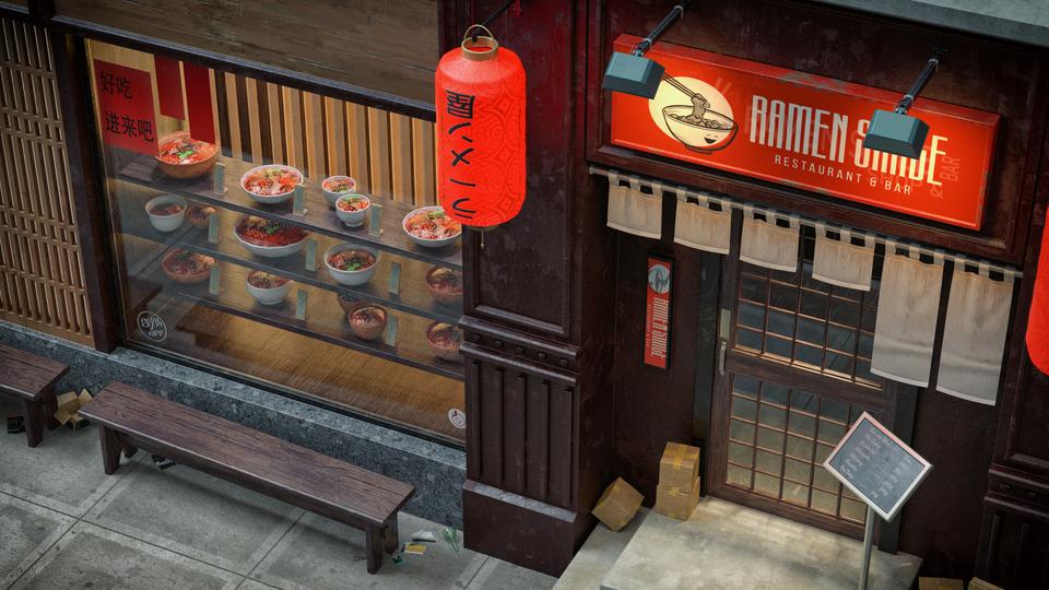 超大商店楼房建筑街道设施3D模型设计素材 Kitbas3D – Storefronts插图53 超大商店楼房建筑街道设施3D模型设计素材 Kitbas3D – Storefronts插图53