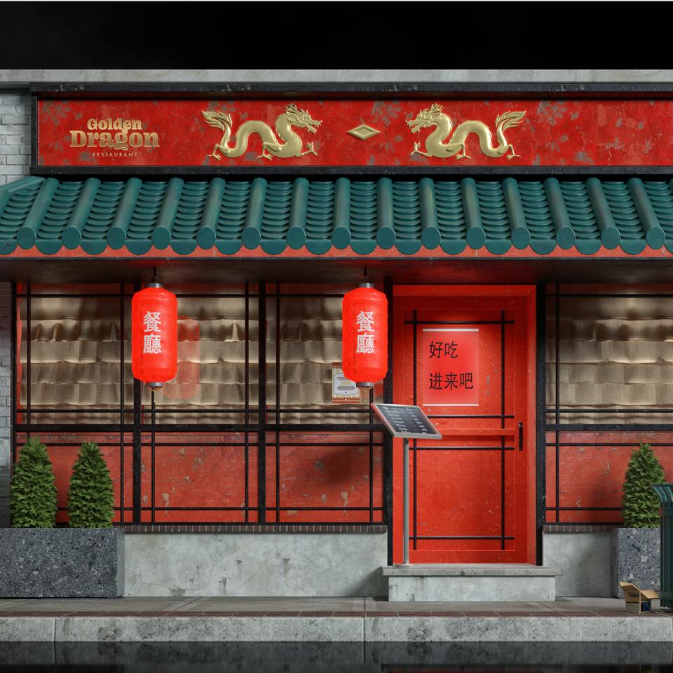 超大商店楼房建筑街道设施3D模型设计素材 Kitbas3D – Storefronts插图9 超大商店楼房建筑街道设施3D模型设计素材 Kitbas3D – Storefronts插图9