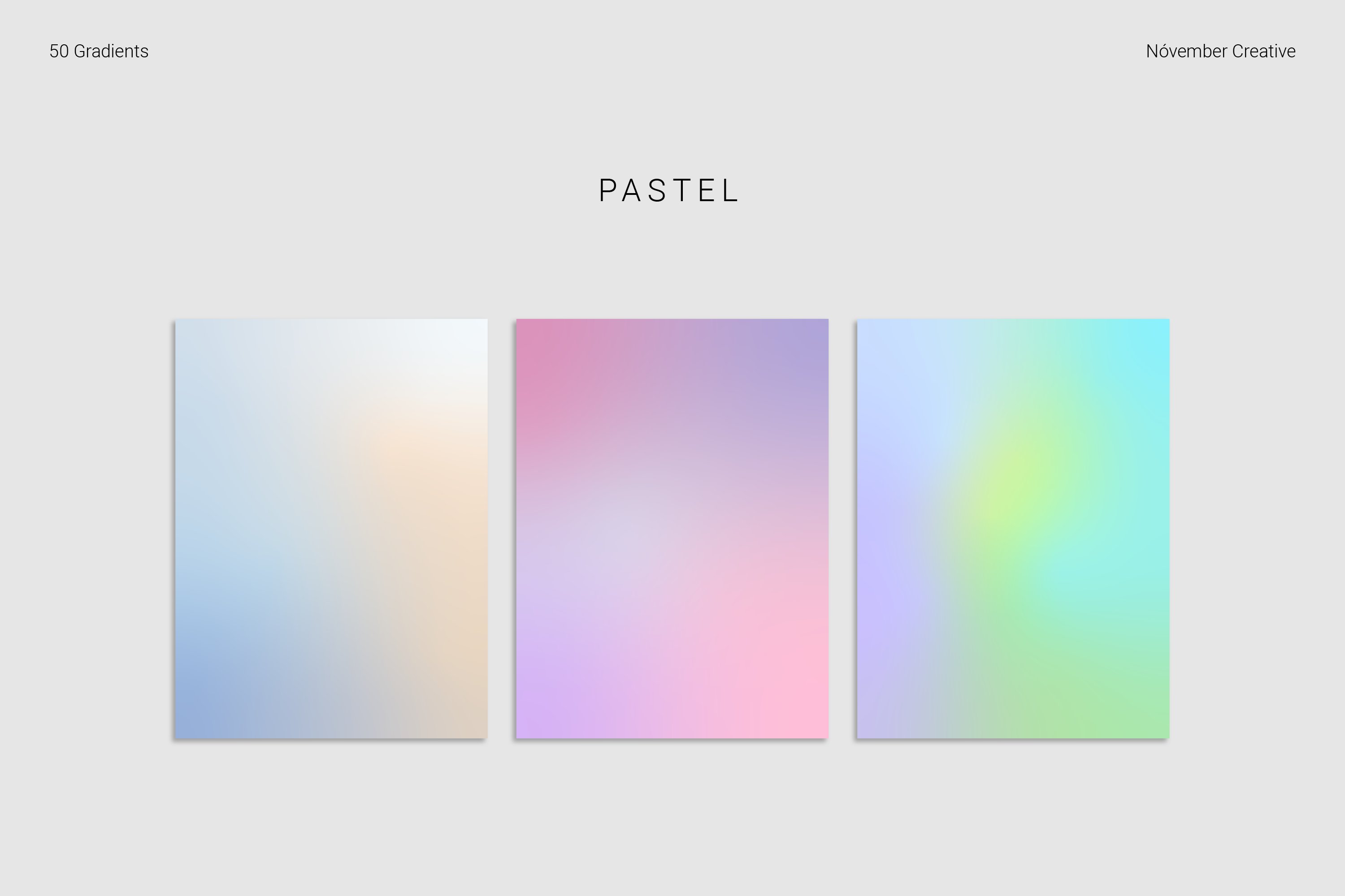 潮流复古炫彩颗粒噪点模糊渐变背景纹理图形设计素材 80 Vibrant Gradients & Shapes插图1