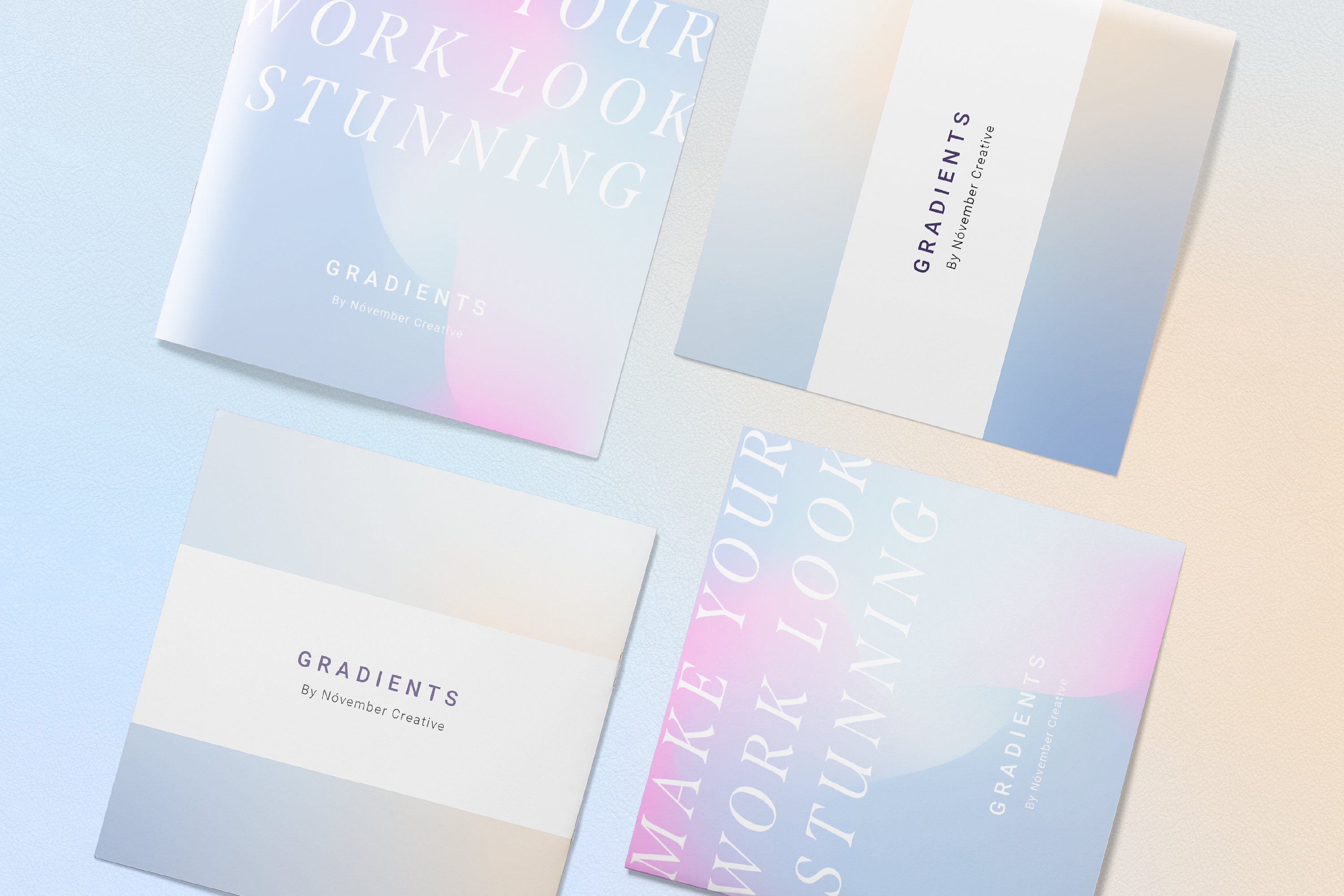 潮流复古炫彩颗粒噪点模糊渐变背景纹理图形设计素材 80 Vibrant Gradients & Shapes插图4