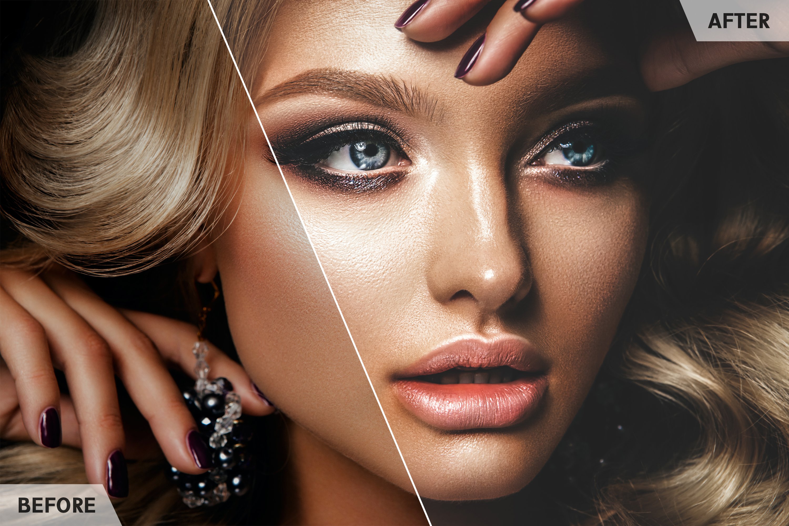 1600多款摄影人像照片润饰锐化磨皮lr预设模板 1600  all in one