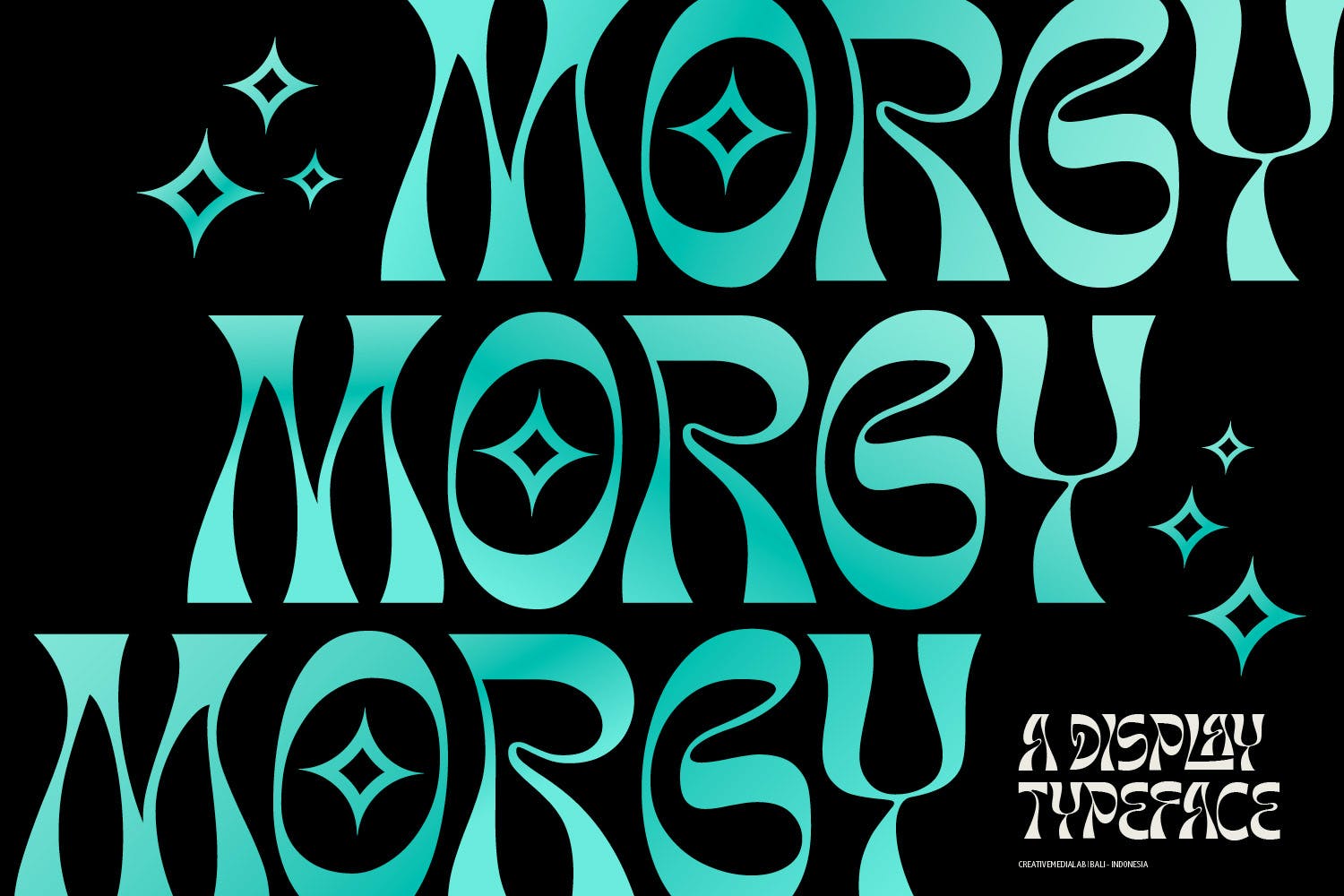 复古逆反差海报品牌徽标logo设计无衬线英文字体 Morgy Font插图