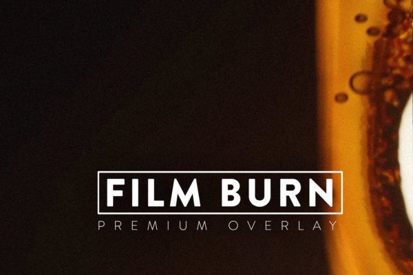 52个自然光漏光叠加层背景图片设计素材 52 Film Burn Overlay
