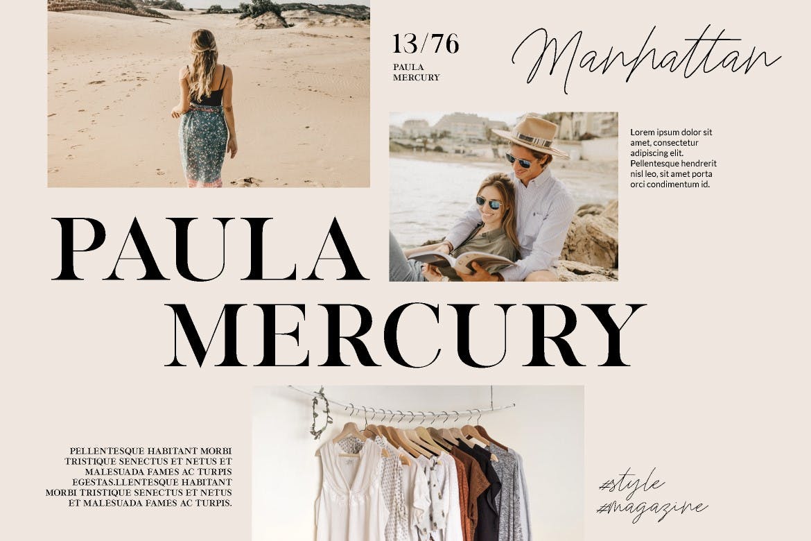 时尚海报服装徽标logo设计无衬线英文字体 perfect love elegant