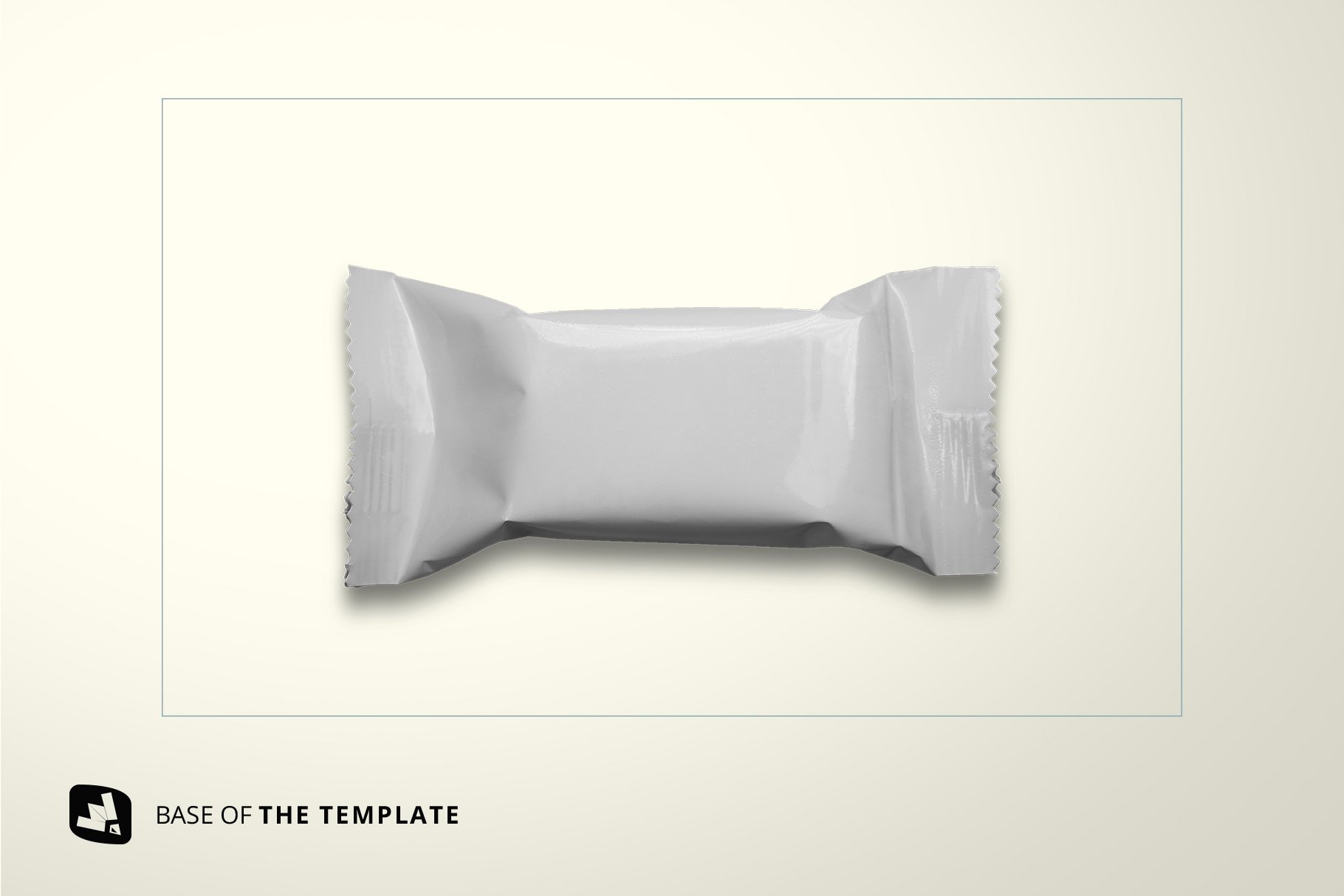 顶视图巧克力糖果塑料包装袋设计贴图样机模板 Top View Taffy Packaging Mockup插图8