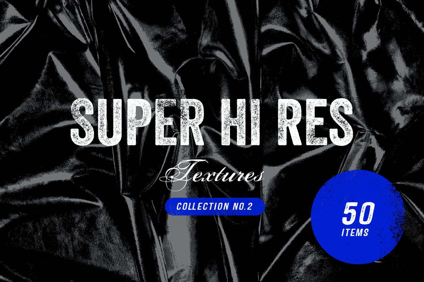 50个做旧粗糙喷墨打印褶皱PNG图片设计素材 Super Hi Res Textures – Collection 02插图