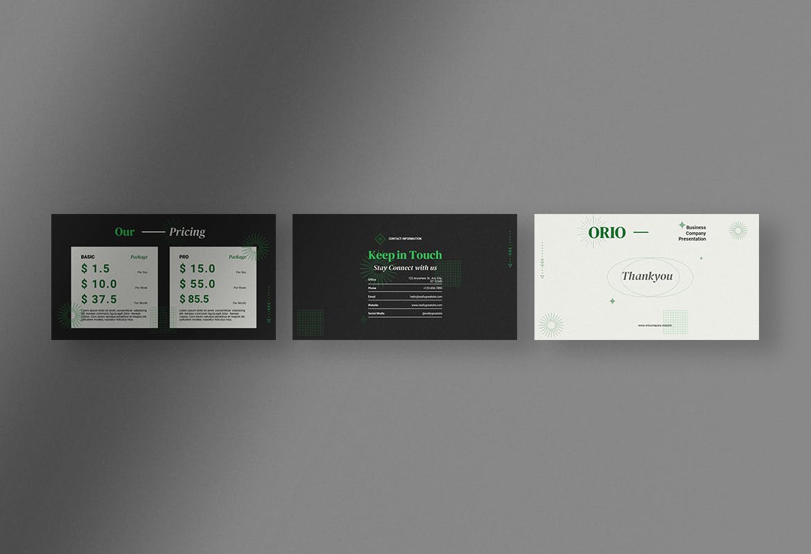 现代优雅公司简介提案简报演示文稿设计模板 Orio – Company Profile Presentation PPT Template插图10