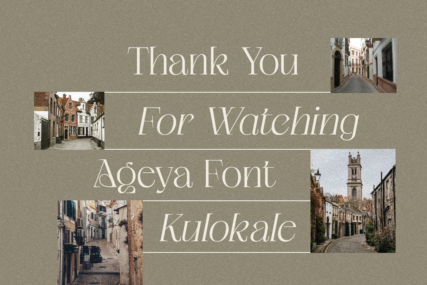 现代优雅品牌标题包装设计衬线英文字体 Ageya – Modern Elegant Serif Font插图11