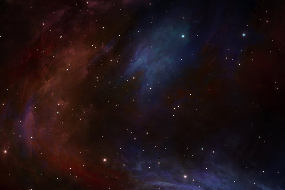 8種逼真太空星雲背景圖片設計素材 realistic nebula backgrounds 5