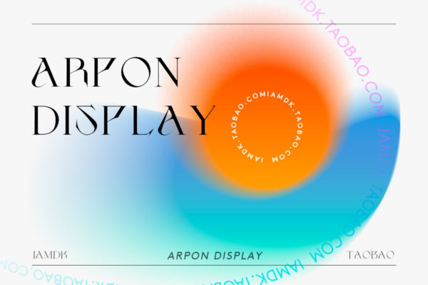 复古酸性锋利巴洛克文艺复兴衬线英文字体Mac&Win字体安装包素材 Studio Innate – Arpon Display