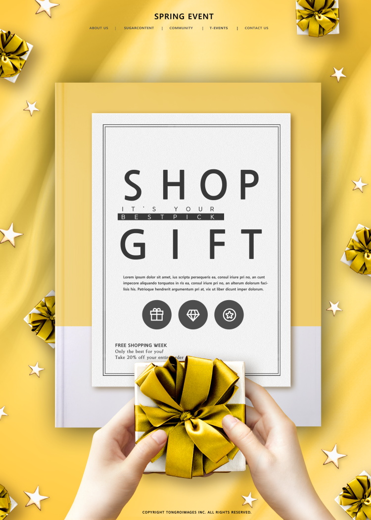 19款时尚购物促销打折海报传单设计psd模板素材 promotional poster