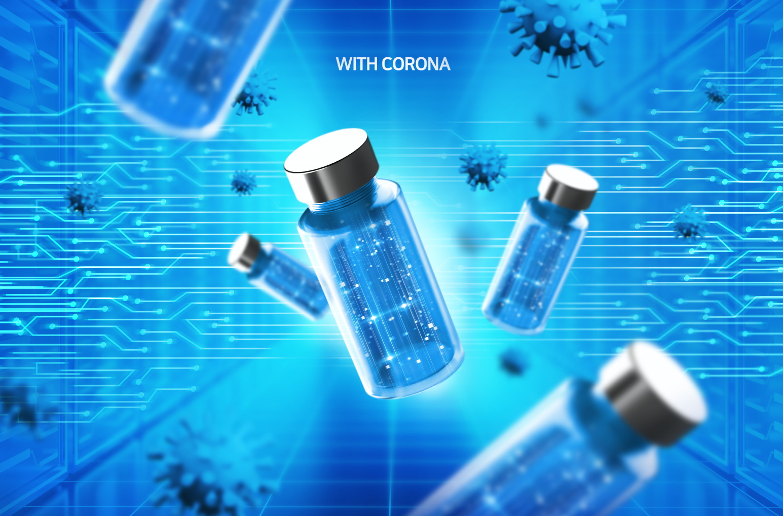 9款高级医疗生物科技细菌病毒疫苗传单海报设计psd模板素材biological