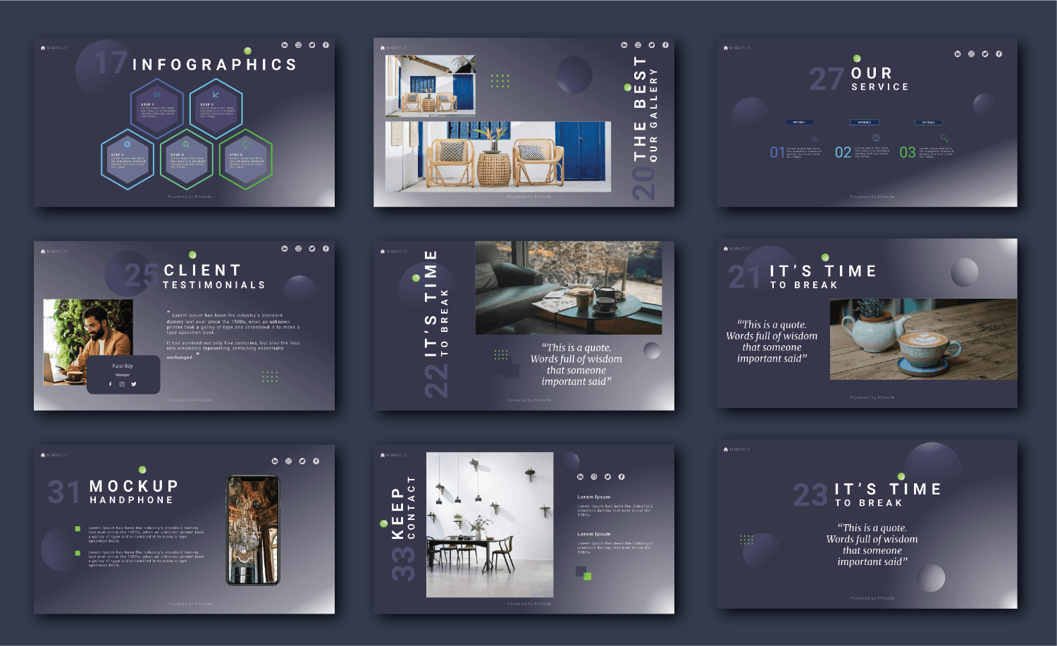 现代室内设计营销策划图文排版设计keynote ppt模板 interior design