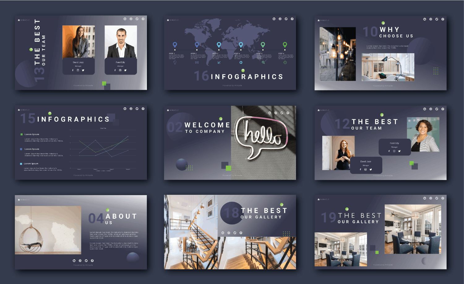 现代室内设计营销策划图文排版设计keynote ppt模板 interior design