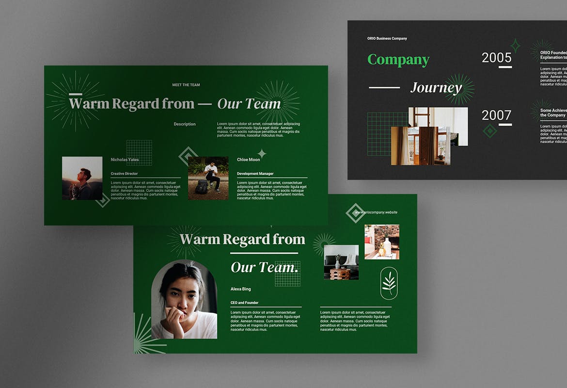 现代优雅公司简介提案简报演示文稿设计模板 Orio – Company Profile Presentation PPT Template插图4