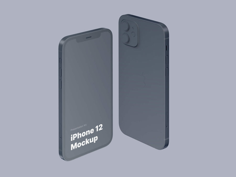多种材质颜色苹果iphone12样机模板素材iphone12mockups