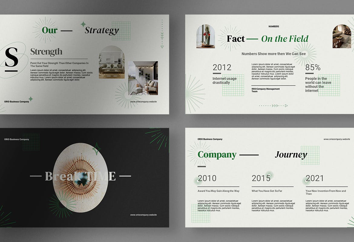 现代优雅公司简介提案简报演示文稿设计模板 Orio – Company Profile Presentation PPT Template插图5