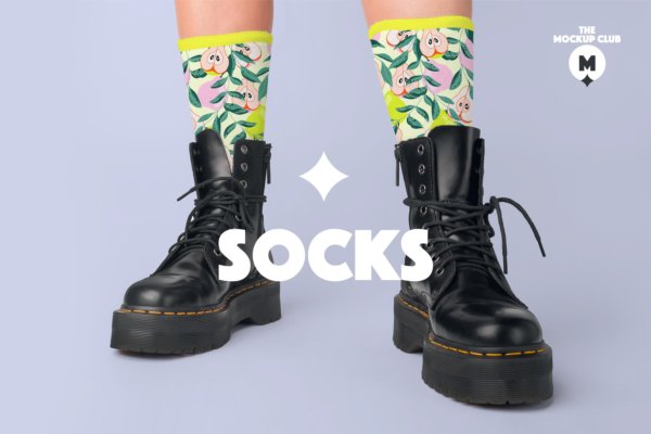 时尚长装袜子印花图案设计贴图样机模板合集 SOCKS MOCKUP SET