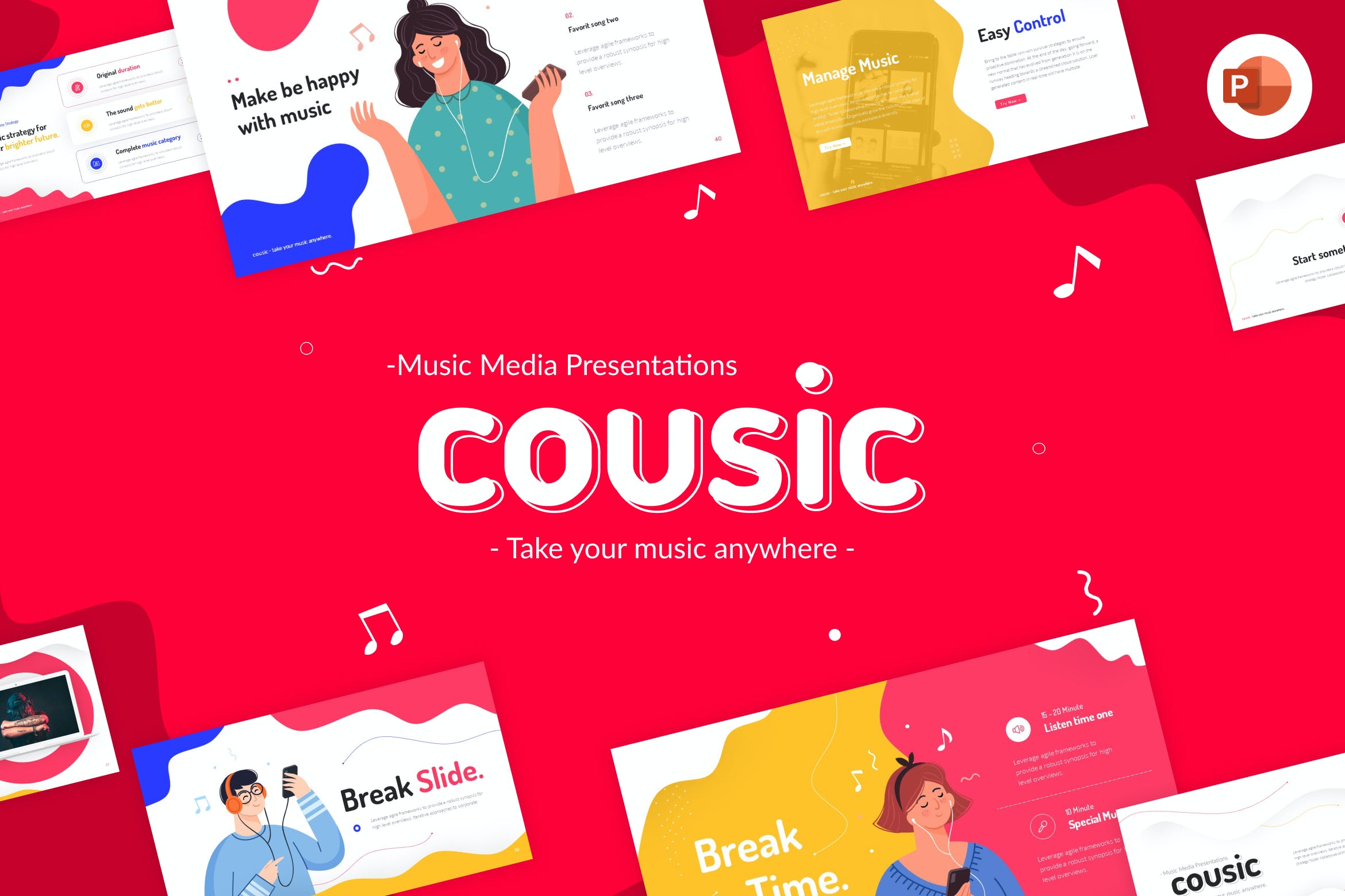 优雅简约企业营销策划提案简报设计信息图表ppt模版 Cousic Media PowerPoint Template插图 优雅简约企业营销策划提案简报设计信息图表ppt模版 Cousic Media PowerPoint Template插图