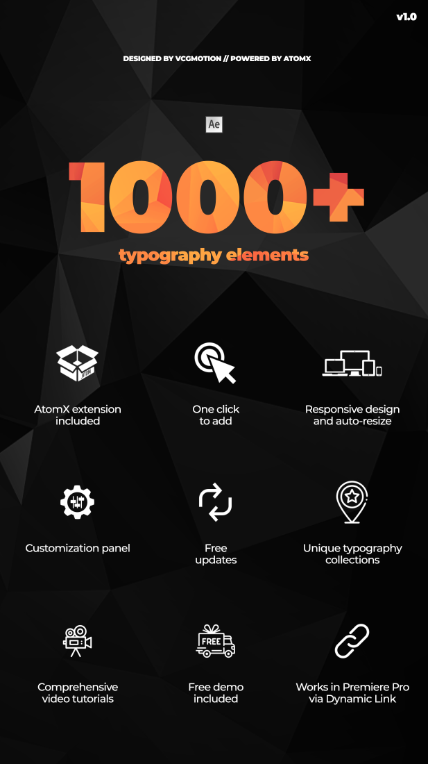 1000时尚炫酷栏目包装文字标题动画制作工具包 Videohive – Titles V1.01插图 1000时尚炫酷栏目包装文字标题动画制作工具包 Videohive – Titles V1.01插图
