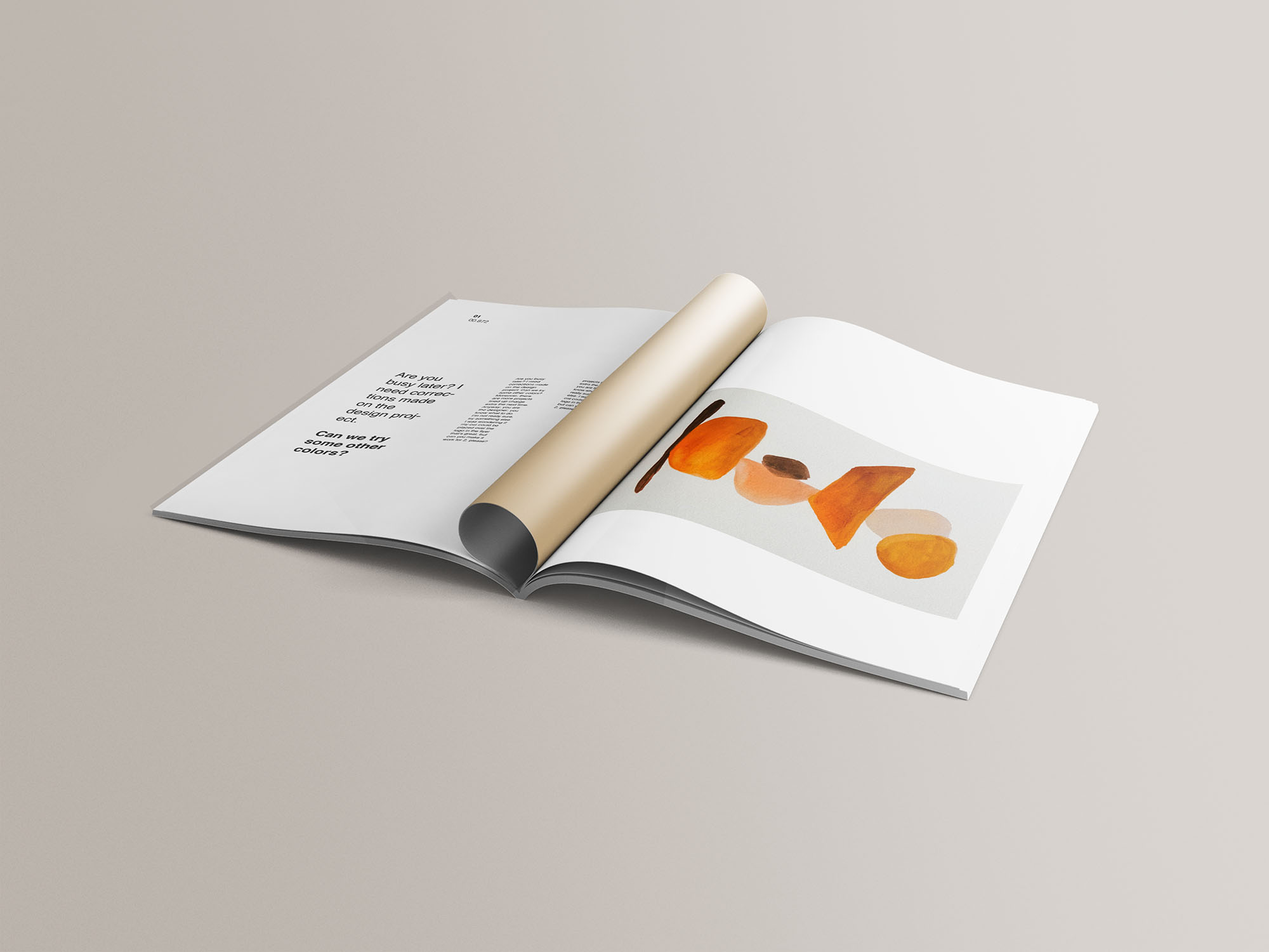 16个多角度A4杂志宣传画册设计展示Ps智能贴图样机模板 16 A4 Magazine Mockups插图9